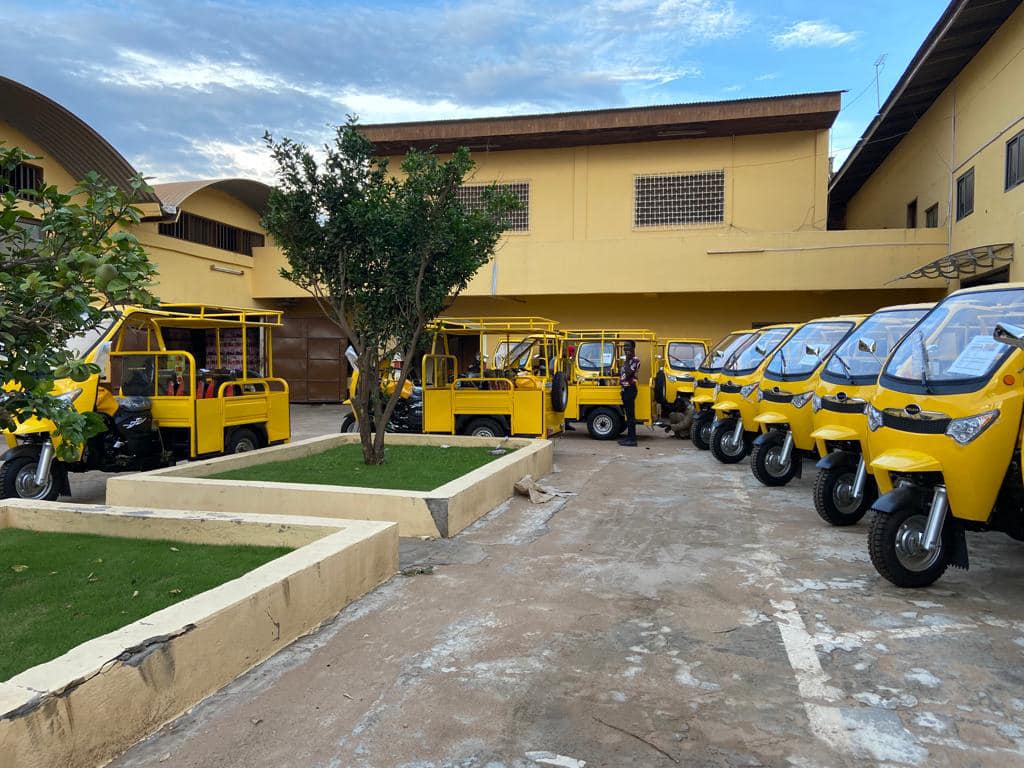 Newly Acquired Tricycles parked At Dumesua